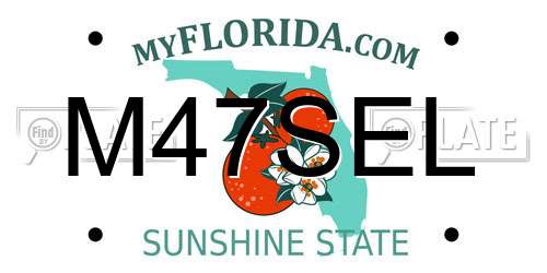 M47SEL Florida License Plate