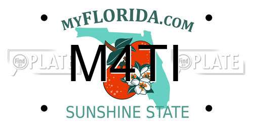 M4TI Florida License Plate