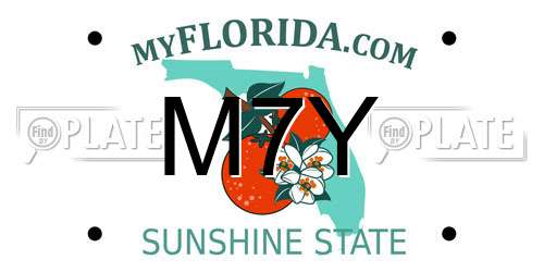 M7Y Florida License Plate