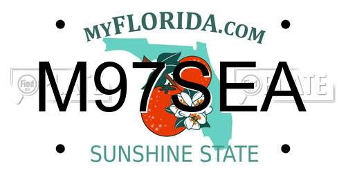 M97SEA Florida License Plate