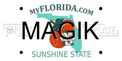 MAGIK Florida License Plate