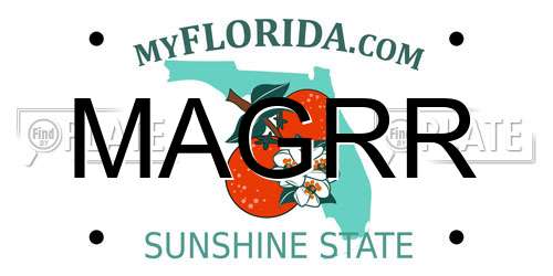 MAGRR Florida License Plate