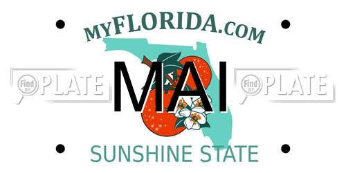 MAI Florida License Plate