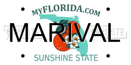 MARIVAL Florida License Plate