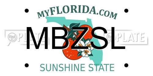 MBZSL Florida License Plate