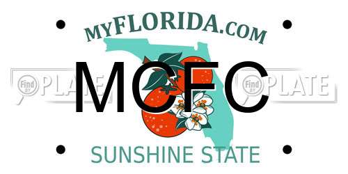 MCFC Florida License Plate