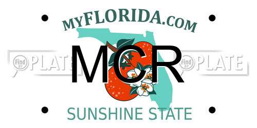 MCR Florida License Plate