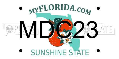 MDC23 Florida License Plate