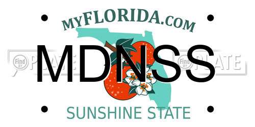 MDNSS Florida License Plate