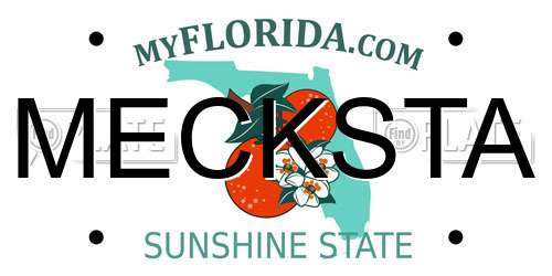 MECKSTA Florida License Plate
