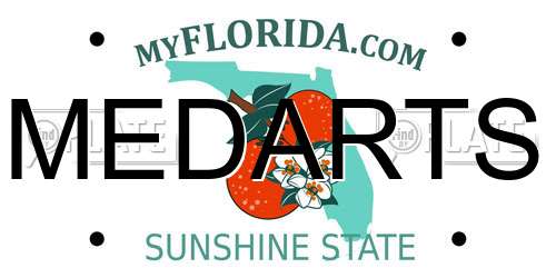 MEDARTS Florida License Plate