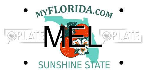 MEL Florida License Plate