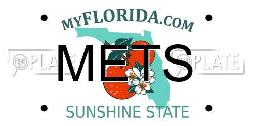 METS Florida License Plate