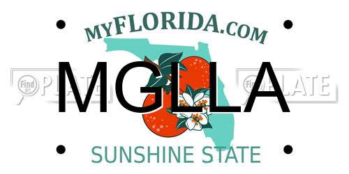 MGLLA Florida License Plate