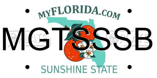MGTSSSB Florida License Plate