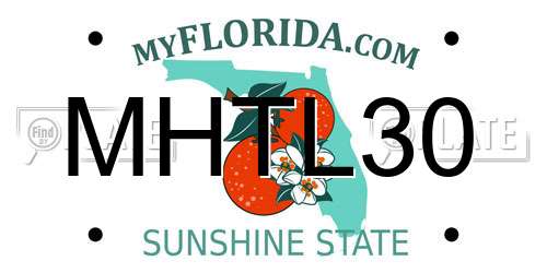 MHTL30 Florida License Plate
