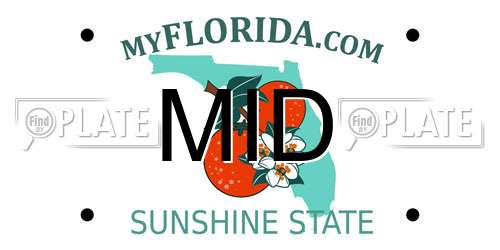 MID Florida License Plate