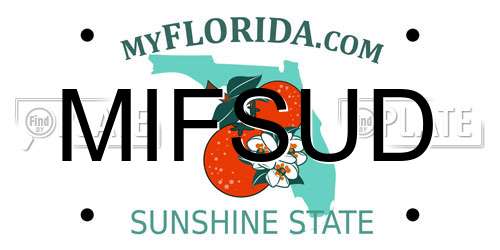 MIFSUD Florida License Plate