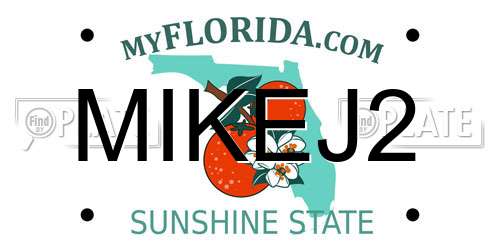 MIKEJ2 Florida License Plate