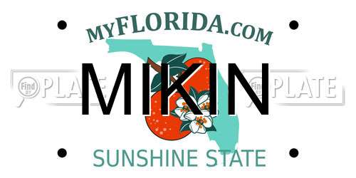 MIKIN Florida License Plate