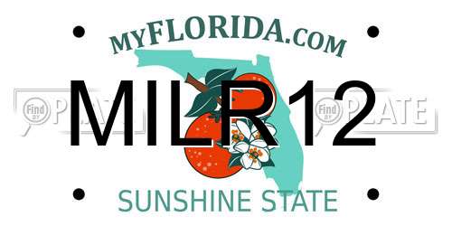 MILR12 Florida License Plate