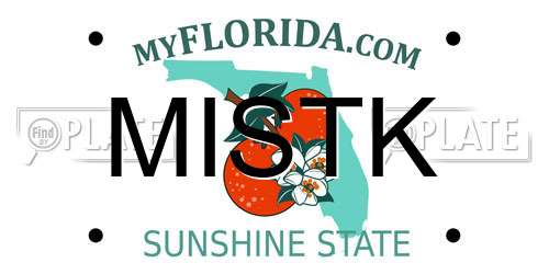 MISTK Florida License Plate