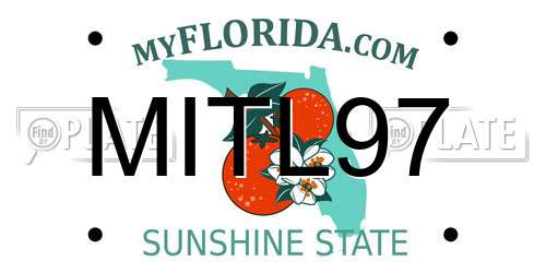 MITL97 Florida License Plate