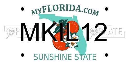 MKIL12 Florida License Plate