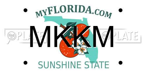 MKKM Florida License Plate