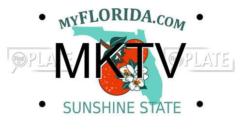 MKTV Florida License Plate