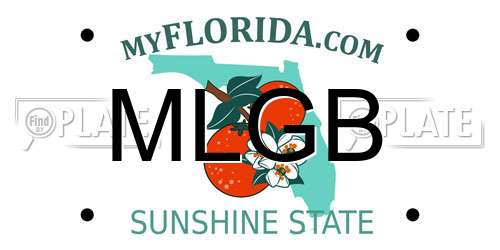MLGB Florida License Plate
