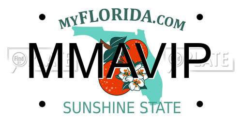 MMAVIP Florida License Plate