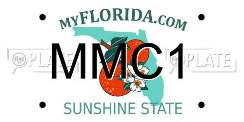 MMC1 Florida License Plate