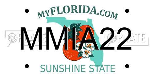 MMIA22 Florida License Plate