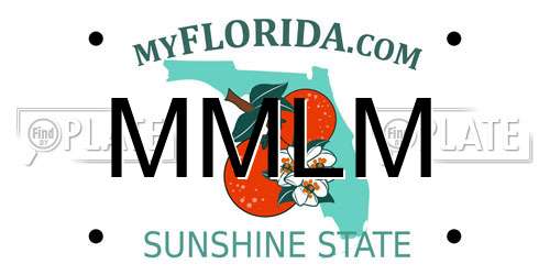 MMLM Florida License Plate