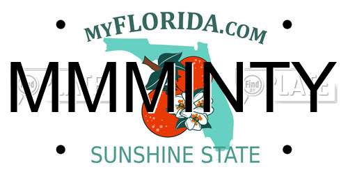 MMMINTY Florida License Plate