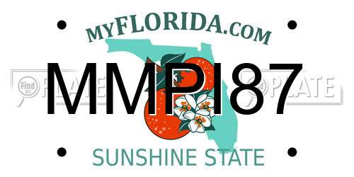 MMPI87 Florida License Plate