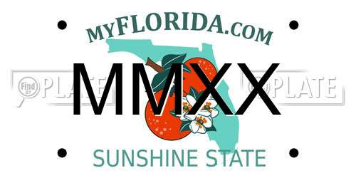 MMXX Florida License Plate