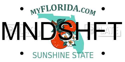 MNDSHFT Florida License Plate