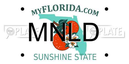 MNLD Florida License Plate