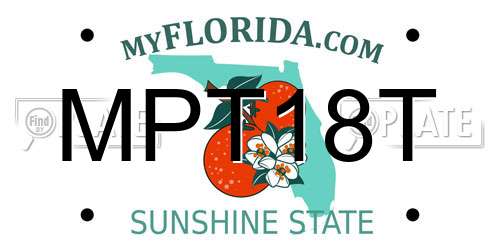MPT18T Florida License Plate