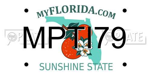 MPTI79 Florida License Plate