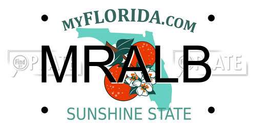 MRALB Florida License Plate