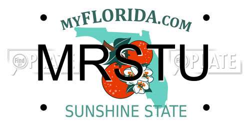 MRSTU Florida License Plate