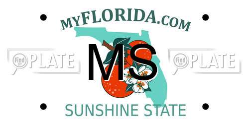 MS Florida License Plate