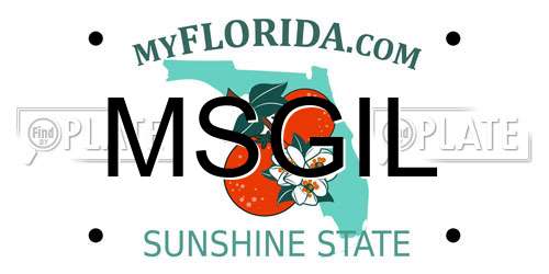MSGIL Florida License Plate
