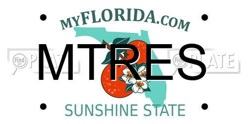 MTRES Florida License Plate