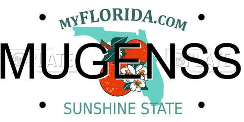 MUGENSS Florida License Plate