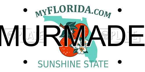 MURMADE Florida License Plate