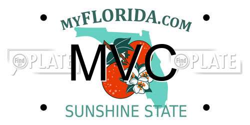 MVC Florida License Plate